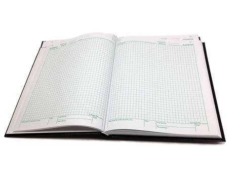 2001hc Black Hardcover Laboratory Notebook Scientific Notebook Company