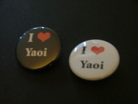 I Love Yaoi Pin Button Badge 1 14 Inch By Annechancreations