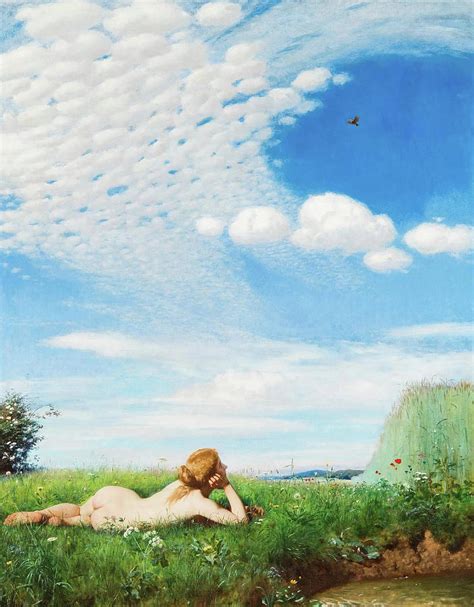 Pacsirta Lark Nude On The Summer Meadow By Szinyei Merse Pal