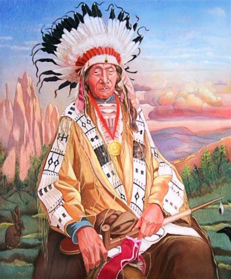 Chief Red Cloud Native American Symbols Red Cloud Native Indian
