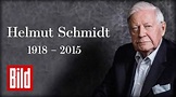 Helmut Schmidt gestorben(†96): Sein Leben in Bildern - Nachruf - YouTube