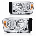 Buy ADCARLIGHTS 2006-2009 Dodge Ram Headlight Assembly for 2006-2008 ...