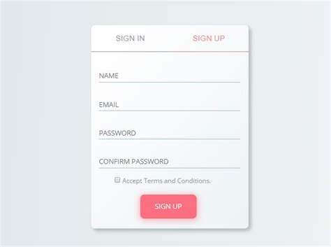 Beautiful Html Css Sign Up And Registration Form Onaircode