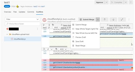 Git How To Resolve Merge Conflicts In Azure Devops
