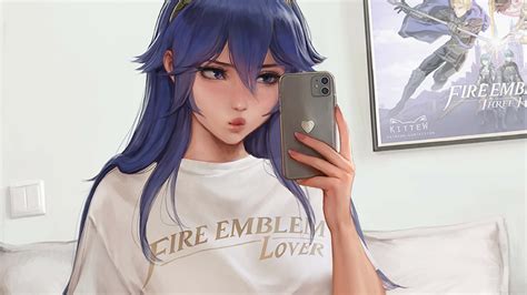 Lucina Mirror Selfie By Kittew Image Abyss
