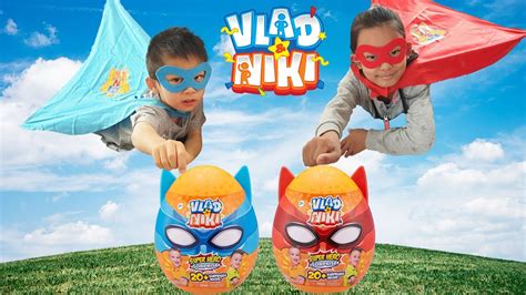 Vlad And Niki Superhero Surprise Egg Red Surprise Egg Blue Surprise