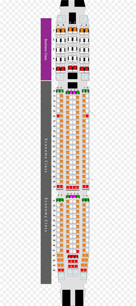 Airbus A330 Seat Map