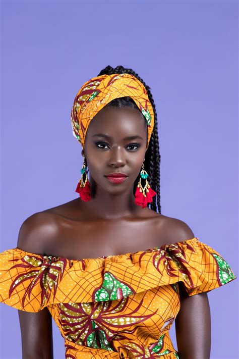 African Print Ouma Headwrap African Beauty Beautiful African Women Beautiful Black Women
