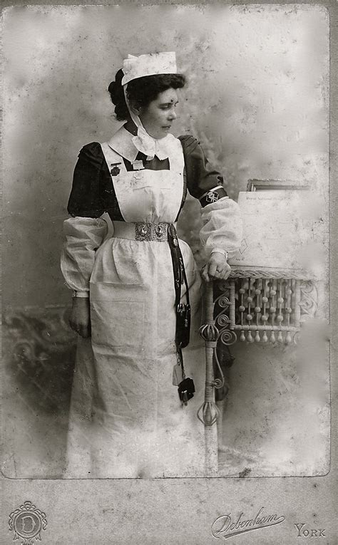 Flickrpefuqny Unidentified Nurse York Circa 1901 Some Great Details Here Under A