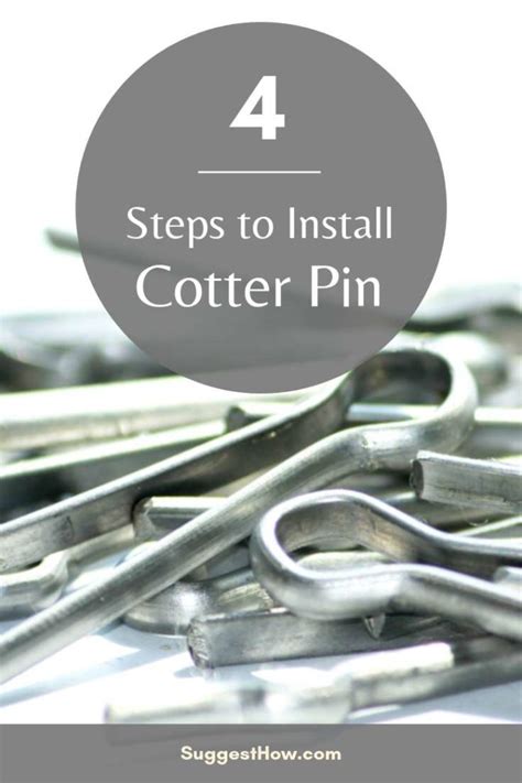 How To Install Cotter Pin 4 Quick And Simple Steps To Follow