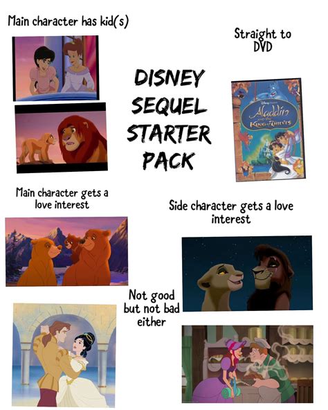 Disney Sequel Starter Pack Rstarterpack