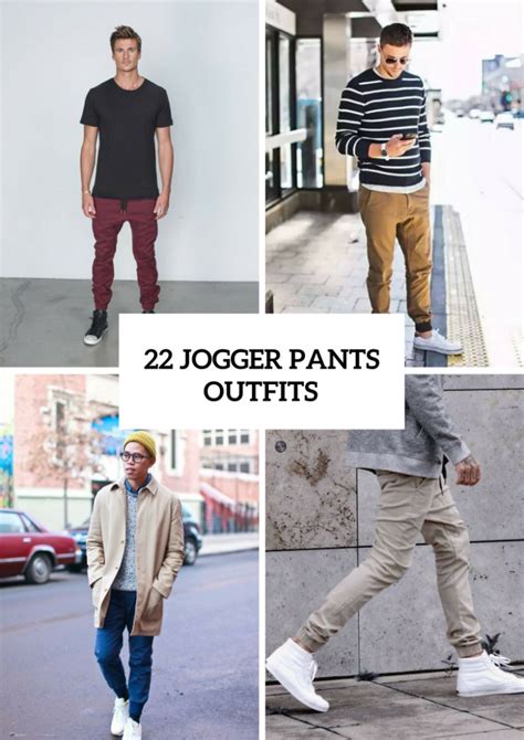 22 Cool Men Outfits With Jogger Pants Styleoholic