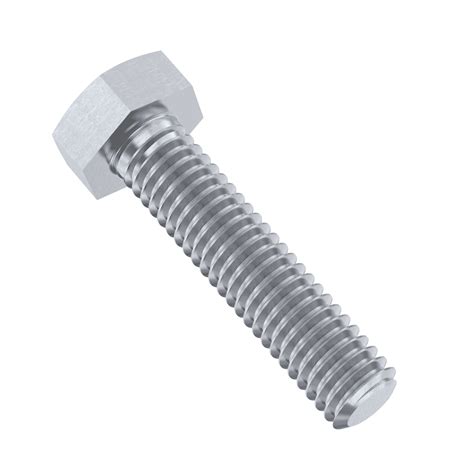 Buy 14 20 Unc X 1 Inch Imperial Full Thread Hexagon Bolts Ansi B186