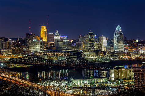 Image Result For Cincinnati At Night Cincinnati Skyline From Kentucky