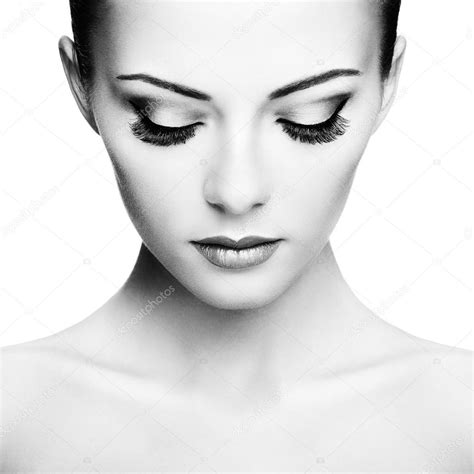 Beautiful Woman Face Perfect Makeup Stock Photo By ©heckmannoleg 47054229