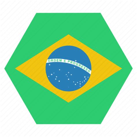 brazil country flag national brazilian icon download on iconfinder