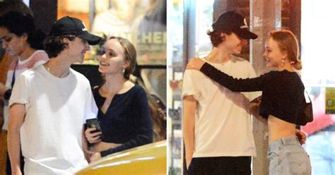 timothee chalamet and lily rose depp smitten on new york date night metro news