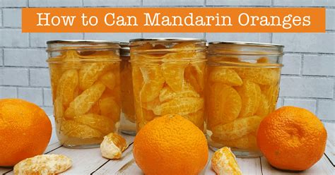 How To Can Mandarin Oranges The Purposeful Pantry