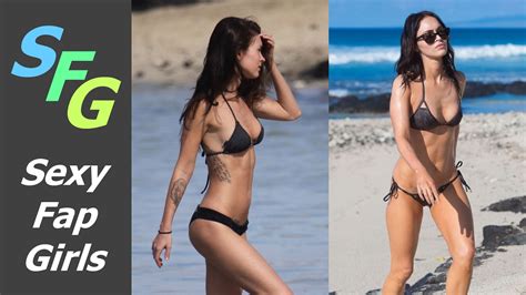 Megan Fox Sexy Bikini Beach Fap Challenge Youtube