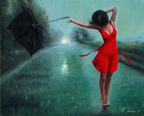 Couple Dancing In The Rain Painting Good Galleries Dancing In The
