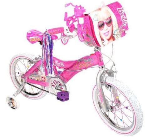 Educational Products Dynacraft Barbie Bike 16 Inch Wheels Ride With Barbie Handlebar