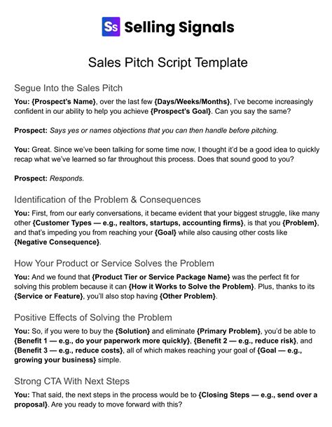 Sales Pitch How To Read