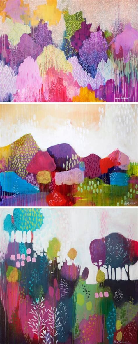 Exquisite Paintings Render The Beauty Of Nature In Drips Dots And