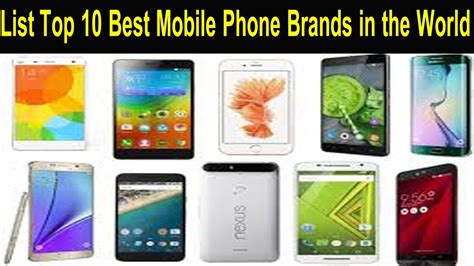 Top 10 Best Mobile Phone Brands In The World 2019 2020 Best Data For
