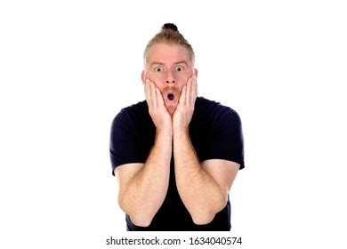 Man Shows Sign Asphyxiation Emotional On Stock Photo Shutterstock