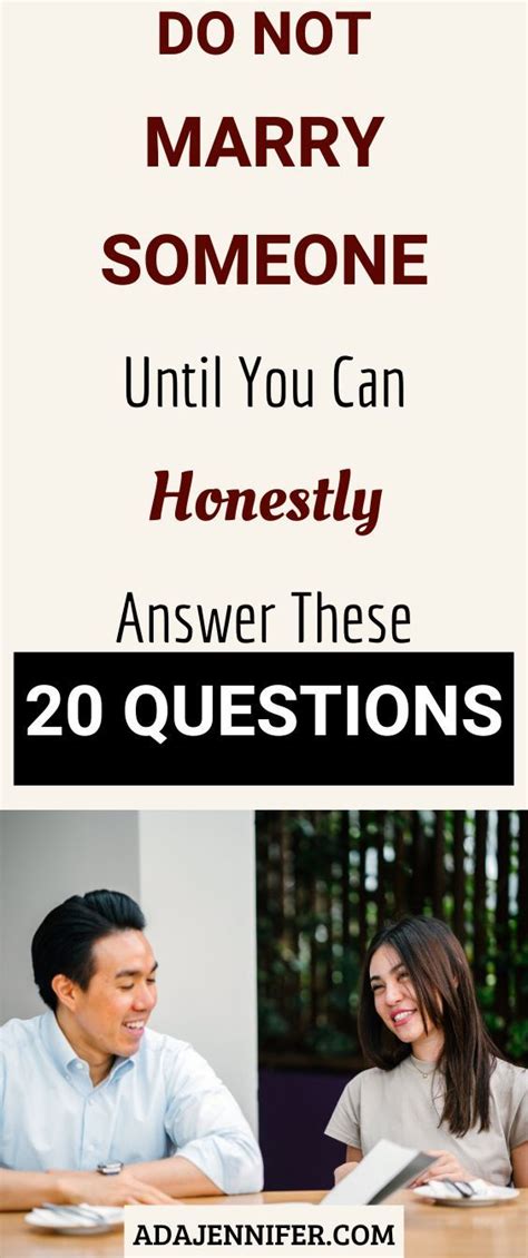 questions to ask yourself before you decide to marry him or her quotes about love and