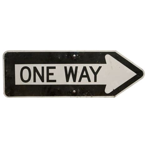 One Way Arrow Sign Air Designs