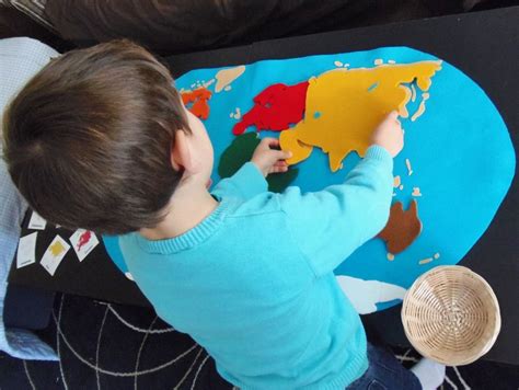 Nuestro Mapamundi De Fieltro Sin Coser Our Felt World Map No Sew