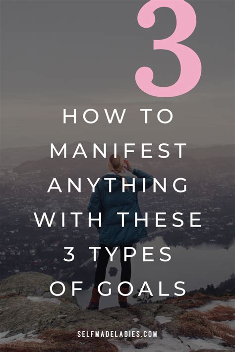 manifestation goals examples how to write goals for manifesting selfmadeladies