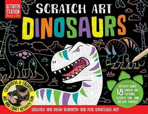 Scratch Art Dinosaurs Bourne Toys