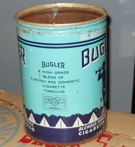 Vintage Bugler Tobacco Can Collectors Weekly