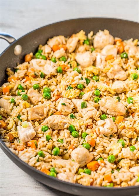 Mix the eggs and vegetables together. BETTER THAN TAKEOUT CHICKEN FRIED RICE - 99easyrecipes