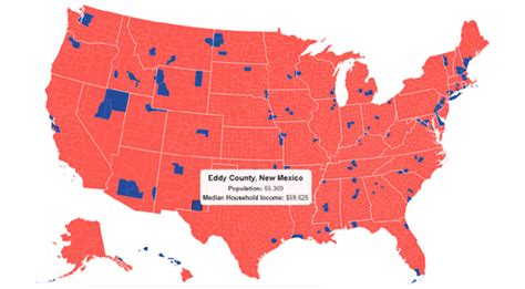 Maps Mania Where Are The Richest American Counties