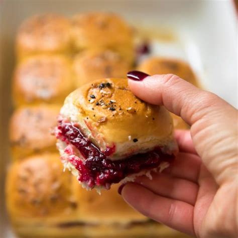 Turkey Cranberry Sliders Are A Quick And Easy Recipe To Use Up That