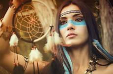indian girl native american beauty beautiful women indians makeup deviantart portrait meditation