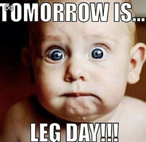 Tomorrow Is Leg Day Gym Humor Funny Motivation Workout Memes