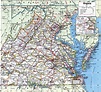Virginia map with counties.Free printable map of Virginia counties and ...