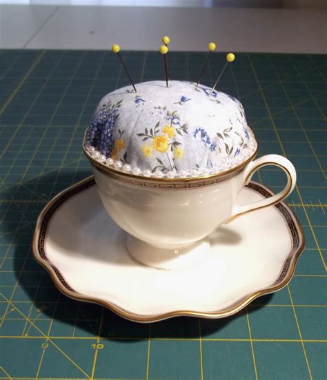 365 Days And Other Ramblings A Teacup Pincushion Tutorial