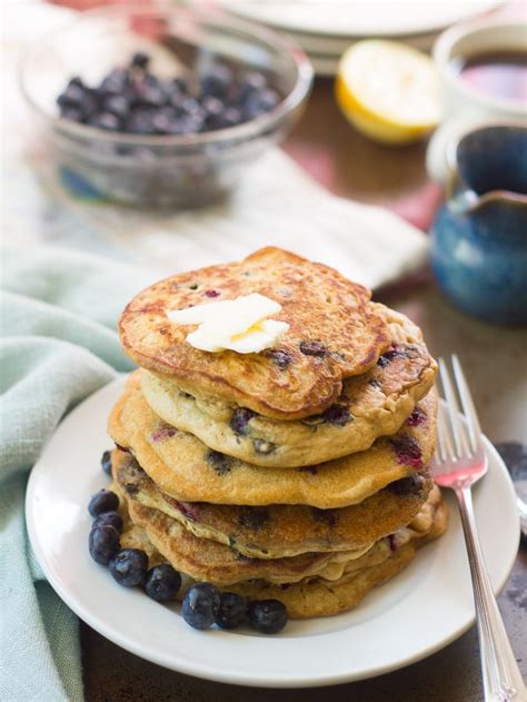 Vegan Blueberry Pancakes Connoisseurus Veg