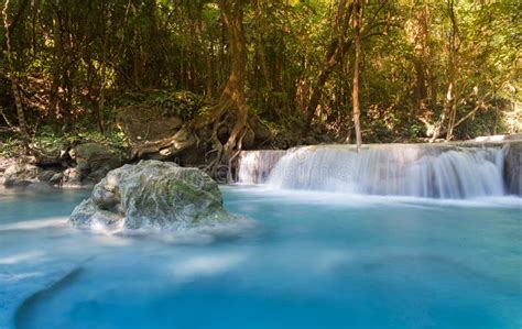 Blue Stream Waterfalls In National Park Stock Photo Image Of Fresh