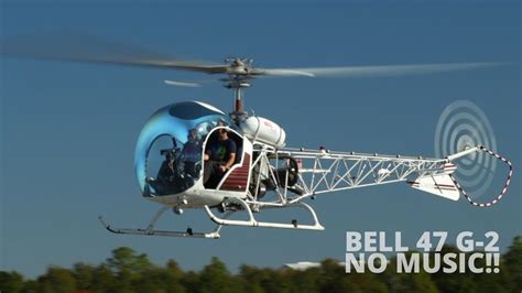 Bell 47 G 2 Flight Instruction Helicopter Spotting Youtube