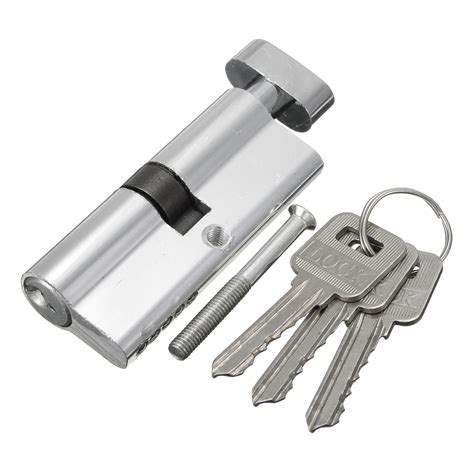 Aluminum Home Safety Lock Cylinder Door Cabinet Lock With 3 Keys 89×