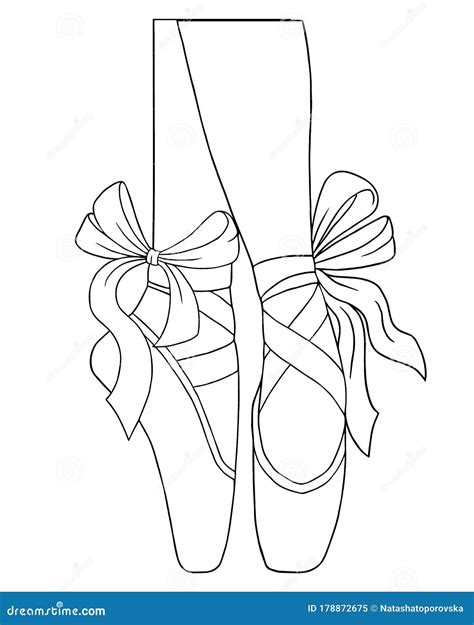 Black And White Outline Vector Coloring Book For Adults Legs Of A