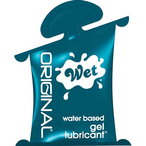 Wet Original Water Gel Based Personal Lubricant 035 Floz 10 Ml