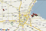 Map of Toledo Ohio - TravelsMaps.Com