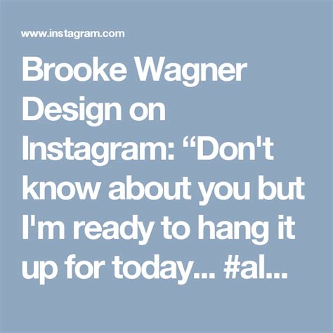Brooke Wagner Design On Instagram Dont Know About You But Im Ready